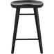 Dominic 26.5 inch Black Counter Stool